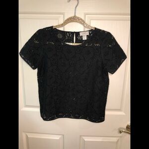 LOFT lace blouse 